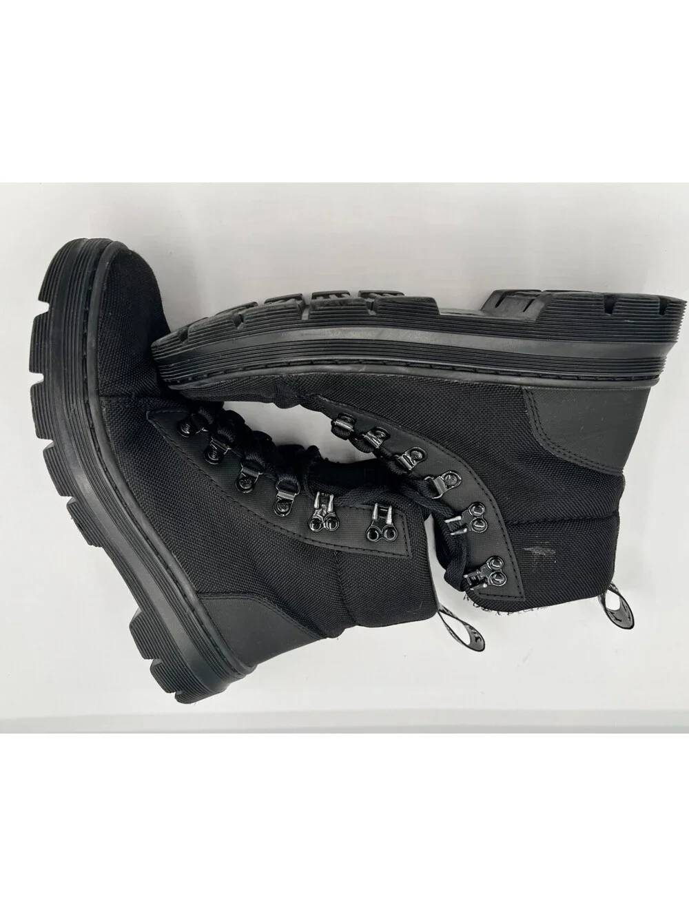 Dr. Martens Combs W Black Lace Up Combat Boots Women’s Size 7